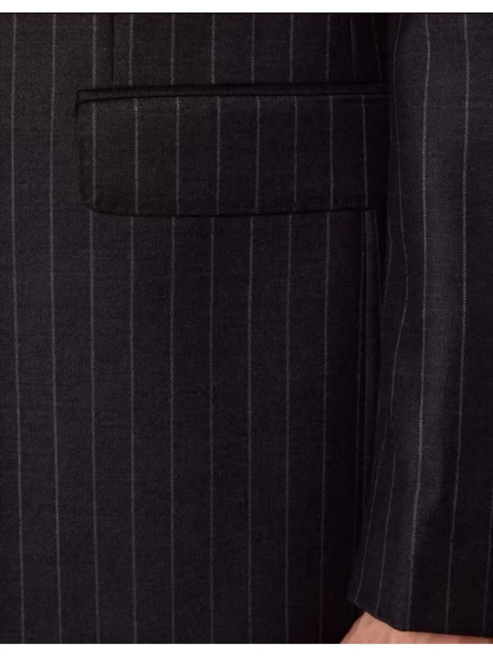Joseph & Feiss Black Pinstripe Two-Piece Suit